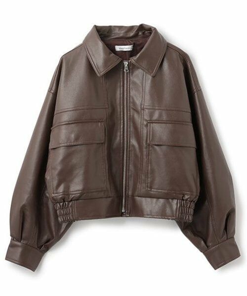 Lovetoxic / ラブトキシック ブルゾン | 合皮短丈ジャケット | 詳細6