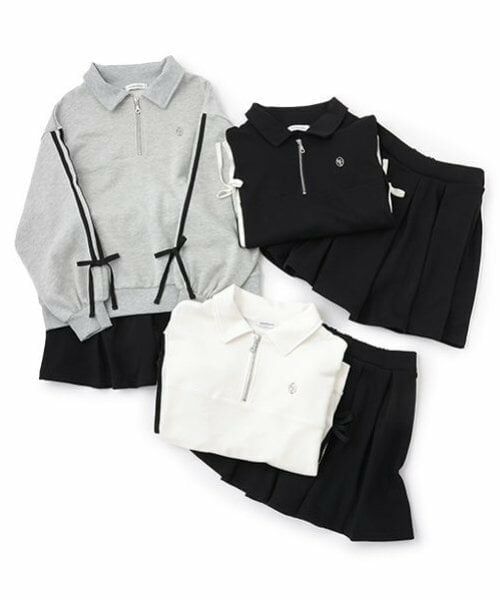 Lovetoxic / ラブトキシック スウェット | ハーフZIPプリーツSETUP | 詳細11