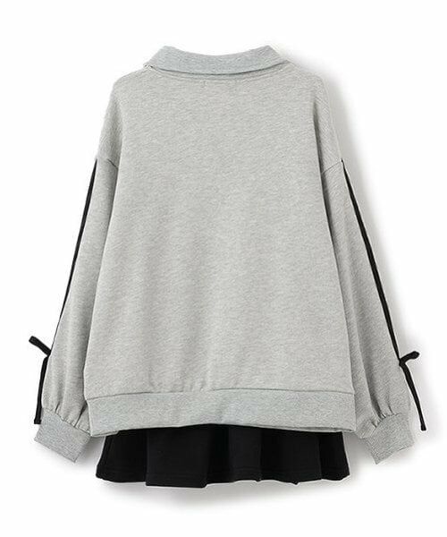 Lovetoxic / ラブトキシック スウェット | ハーフZIPプリーツSETUP | 詳細2