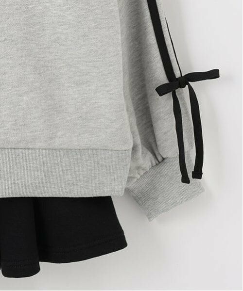 Lovetoxic / ラブトキシック スウェット | ハーフZIPプリーツSETUP | 詳細6