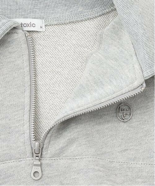 Lovetoxic / ラブトキシック スウェット | ハーフZIPプリーツSETUP | 詳細7