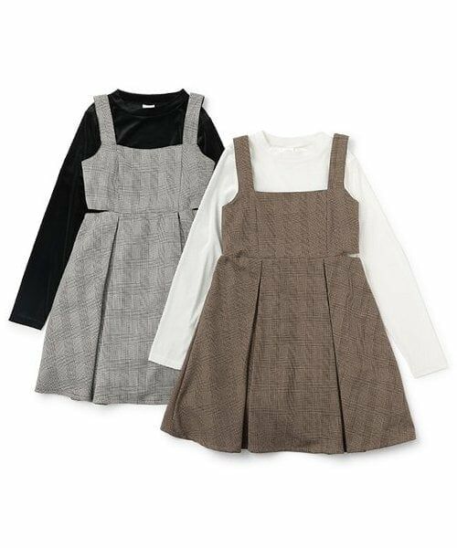 Lovetoxic / ラブトキシック ミニ丈・ひざ丈ワンピース | 【DHOLIC】インナーつきジャンスカ | 詳細13