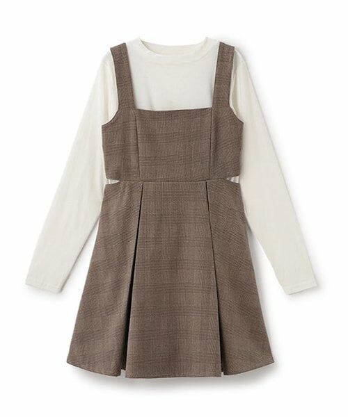 Lovetoxic / ラブトキシック ミニ丈・ひざ丈ワンピース | 【DHOLIC】インナーつきジャンスカ | 詳細15