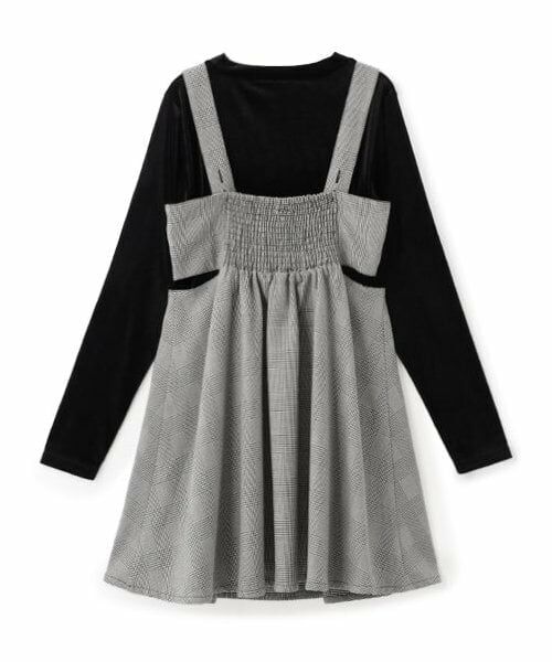 Lovetoxic / ラブトキシック ミニ丈・ひざ丈ワンピース | 【DHOLIC】インナーつきジャンスカ | 詳細2