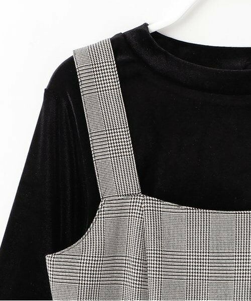 Lovetoxic / ラブトキシック ミニ丈・ひざ丈ワンピース | 【DHOLIC】インナーつきジャンスカ | 詳細19