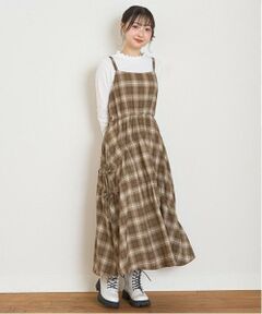 Lovetoxic / ラブトキシック ミニ丈・ひざ丈ワンピース | 【LTXC】チェックキャミジャンスカ