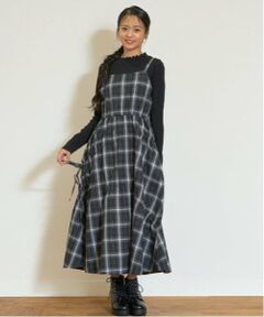 Lovetoxic / ラブトキシック ミニ丈・ひざ丈ワンピース | 【LTXC】チェックキャミジャンスカ