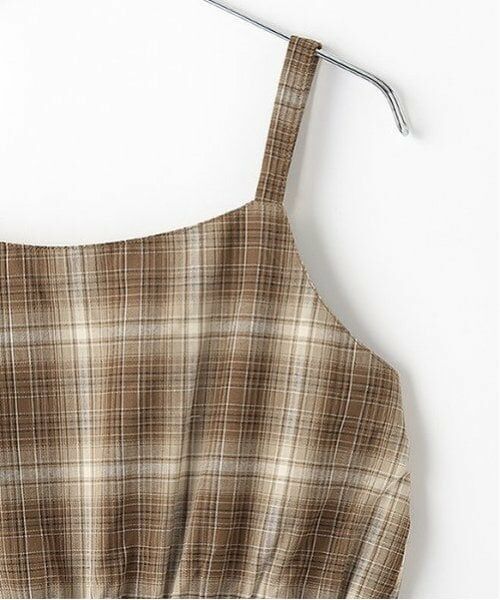 Lovetoxic / ラブトキシック ミニ丈・ひざ丈ワンピース | 【LTXC】チェックキャミジャンスカ | 詳細4