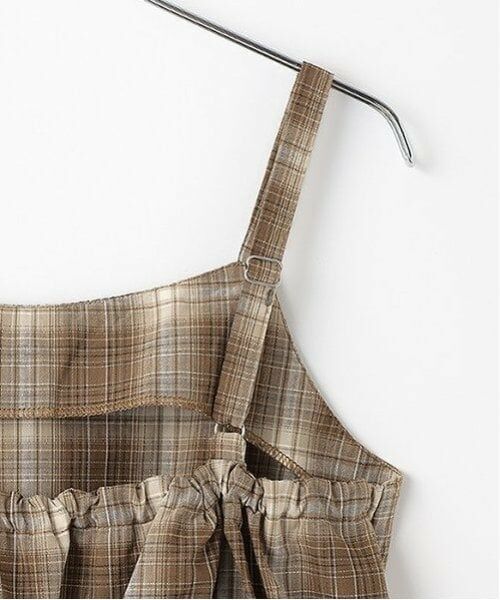 Lovetoxic / ラブトキシック ミニ丈・ひざ丈ワンピース | 【LTXC】チェックキャミジャンスカ | 詳細9