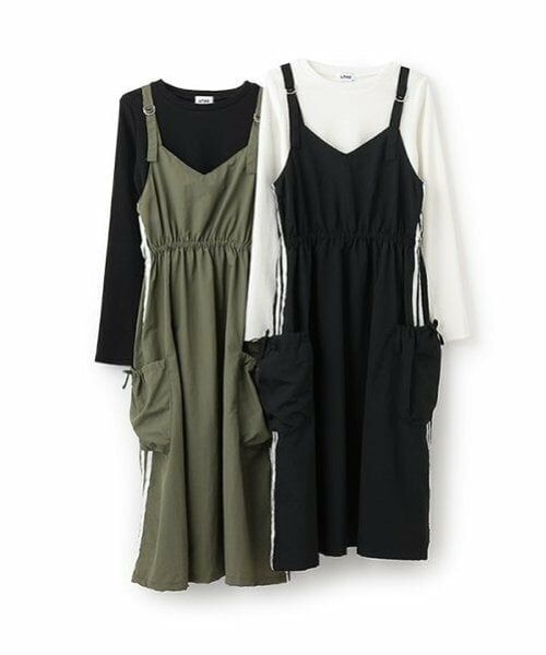 Lovetoxic / ラブトキシック ミニ丈・ひざ丈ワンピース | 【LTXC】ラインジャンスカインナーセット | 詳細11