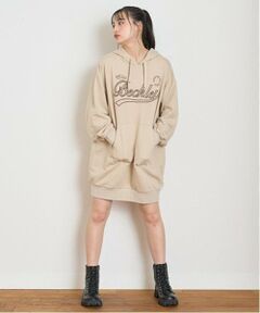 Lovetoxic / ラブトキシック ミニ丈・ひざ丈ワンピース | 【LTXC】【GOODPRICE】立体刺しゅうパーカワンピース