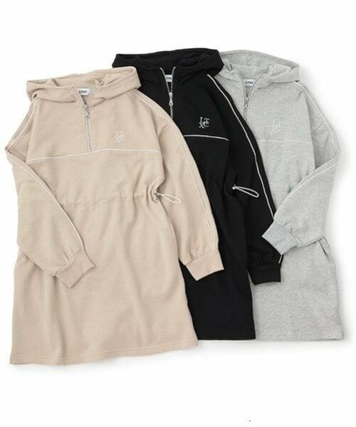 Lovetoxic / ラブトキシック ミニ丈・ひざ丈ワンピース | 【LTXC】ドローコードパーカワンピース | 詳細10