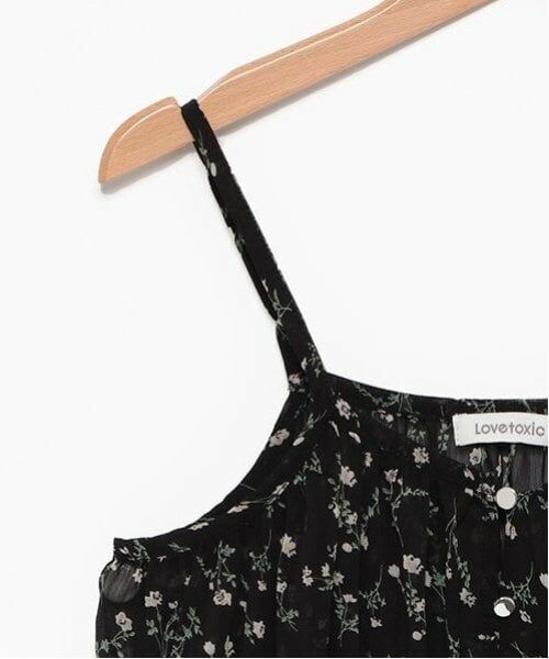 Lovetoxic / ラブトキシック ミニ丈・ひざ丈ワンピース | 花柄キャミワンピース | 詳細5