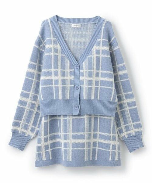 Lovetoxic / ラブトキシック カーディガン・ボレロ | ジャガードチェックセットアップ | 詳細15