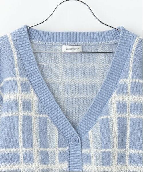 Lovetoxic / ラブトキシック カーディガン・ボレロ | ジャガードチェックセットアップ | 詳細6