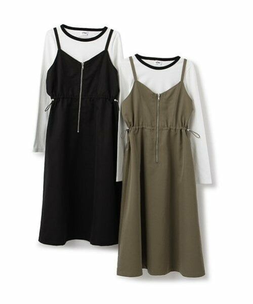 Lovetoxic / ラブトキシック ミニ丈・ひざ丈ワンピース | 【LTXC】長Tジャンスカセット | 詳細10