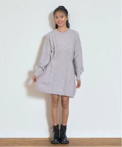 Lovetoxic / ラブトキシック ミニ丈・ひざ丈ワンピース | ラメニットワンピース