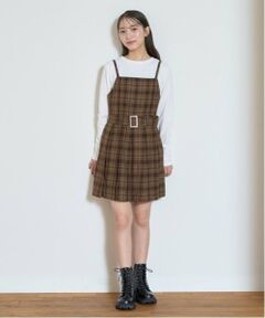 Lovetoxic / ラブトキシック ミニ丈・ひざ丈ワンピース | チェックジャンスカ