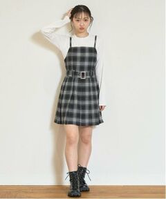 Lovetoxic / ラブトキシック ミニ丈・ひざ丈ワンピース | チェックジャンスカ