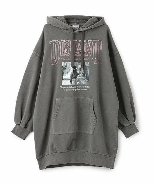 Lovetoxic / ラブトキシック ミニ丈・ひざ丈ワンピース | 【LTXC】【綿100％】ピグメントパーカワンピース | 詳細12