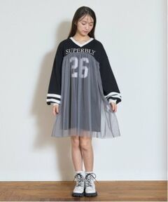 Lovetoxic / ラブトキシック ミニ丈・ひざ丈ワンピース | 【LTXC】チュールナンバーワンピース