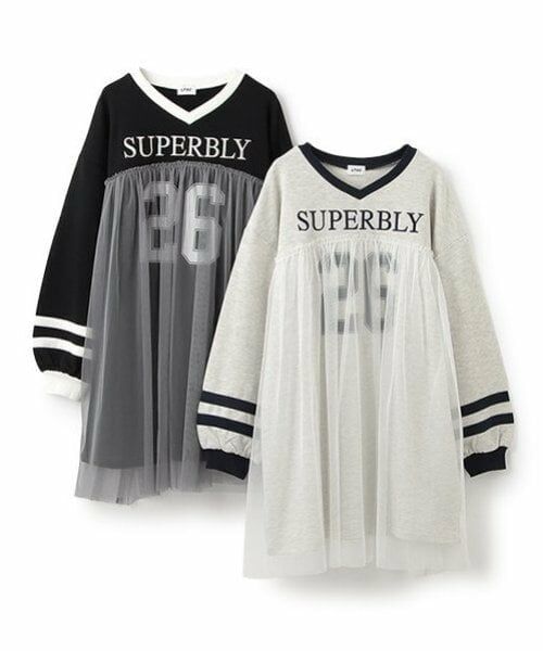 Lovetoxic / ラブトキシック ミニ丈・ひざ丈ワンピース | 【LTXC】チュールナンバーワンピース | 詳細10