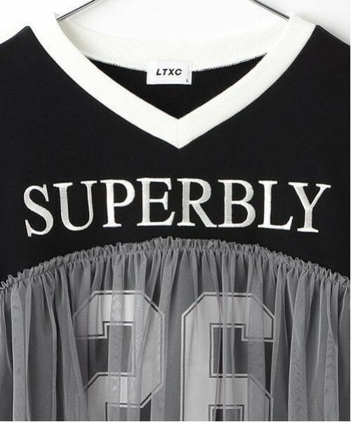 Lovetoxic / ラブトキシック ミニ丈・ひざ丈ワンピース | 【LTXC】チュールナンバーワンピース | 詳細2