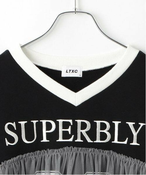 Lovetoxic / ラブトキシック ミニ丈・ひざ丈ワンピース | 【LTXC】チュールナンバーワンピース | 詳細3