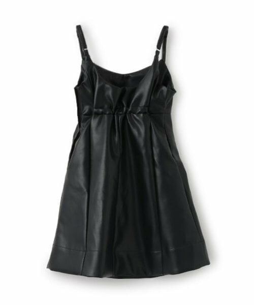 Lovetoxic / ラブトキシック ミニ丈・ひざ丈ワンピース | 合皮ジャンスカ | 詳細1