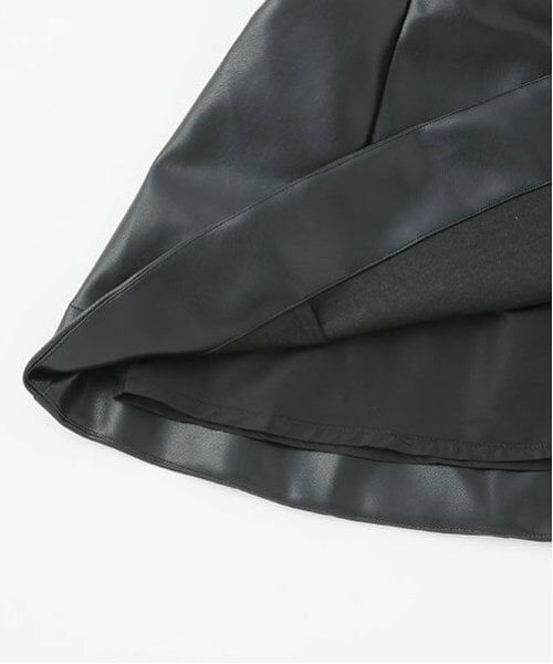 Lovetoxic / ラブトキシック ミニ丈・ひざ丈ワンピース | 合皮ジャンスカ | 詳細7