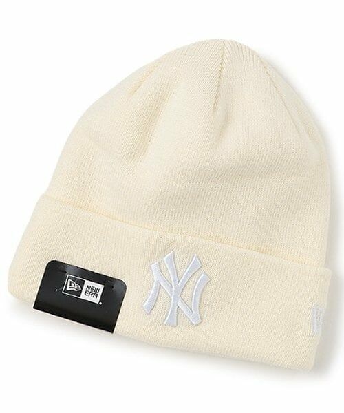 Lovetoxic / ラブトキシック ニットキャップ | 【NEW ERA】MLBニットワッチ（オフ ホワイト）