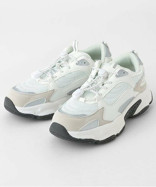 Lovetoxic / ラブトキシック スニーカー | ドローコードダッドスニーカー(白)