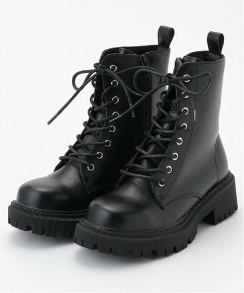 Lovetoxic / ラブトキシック ブーツ(ショート丈) | 8ホールブーツ(黒)