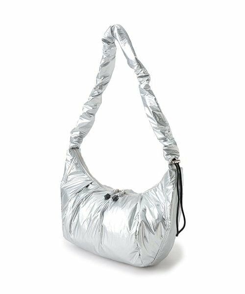 Lovetoxic / ラブトキシック ショルダーバッグ | ドローコードビックショルダー（シルバー）