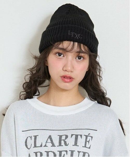 Lovetoxic / ラブトキシック ニットキャップ | 【LTXC】【GOODPRICE】ビーニー（黒）