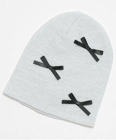 Lovetoxic / ラブトキシック ニットキャップ | リボンビーニー