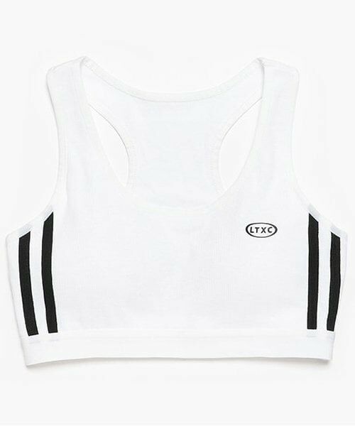 Lovetoxic / ラブトキシック ショーツ | 【LTXC】ラインハーフトップ（白）