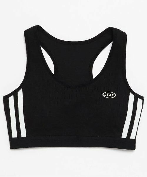 Lovetoxic / ラブトキシック ショーツ | 【LTXC】ラインハーフトップ（黒）