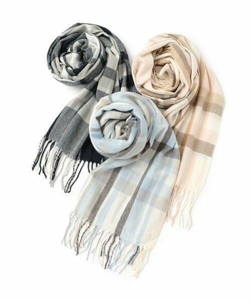 Lovetoxic / ラブトキシック マフラー・ショール・スヌード・ストール | チェックマフラー | 詳細3