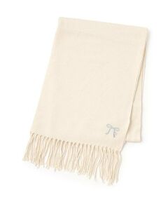 Lovetoxic / ラブトキシック マフラー・ショール・スヌード・ストール | リボン刺しゅうマフラー