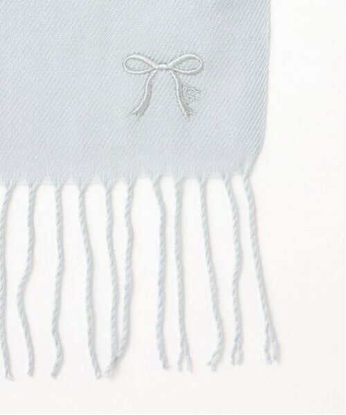 Lovetoxic / ラブトキシック マフラー・ショール・スヌード・ストール | リボン刺しゅうマフラー | 詳細2