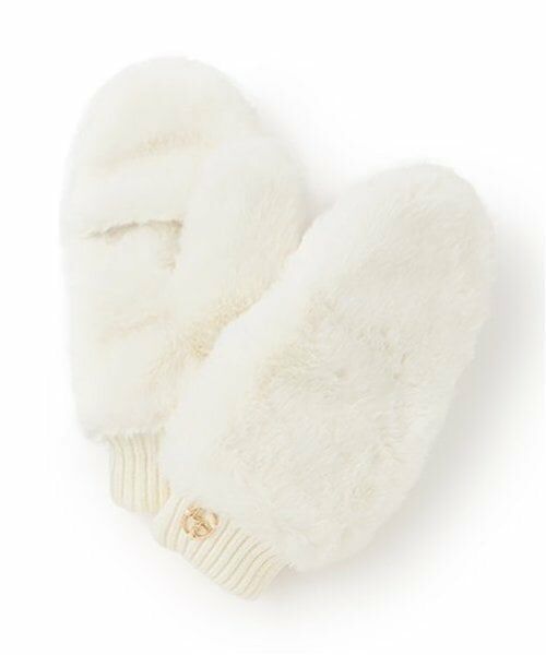 Lovetoxic / ラブトキシック 手袋 | フェイクファー手袋（アイボリー）