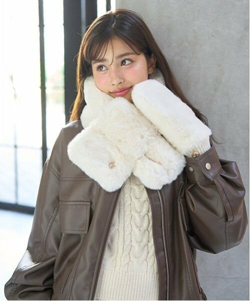 Lovetoxic / ラブトキシック 手袋 | フェイクファー手袋 | 詳細1