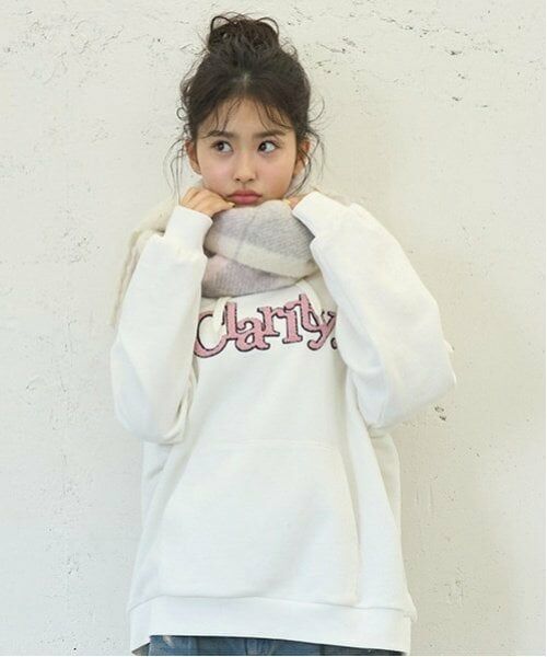 Lovetoxic / ラブトキシック マフラー・ショール・スヌード・ストール | ボリュームフリンジマフラー（ピンク）