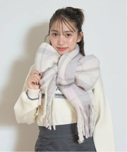Lovetoxic / ラブトキシック マフラー・ショール・スヌード・ストール | ボリュームフリンジマフラー | 詳細4