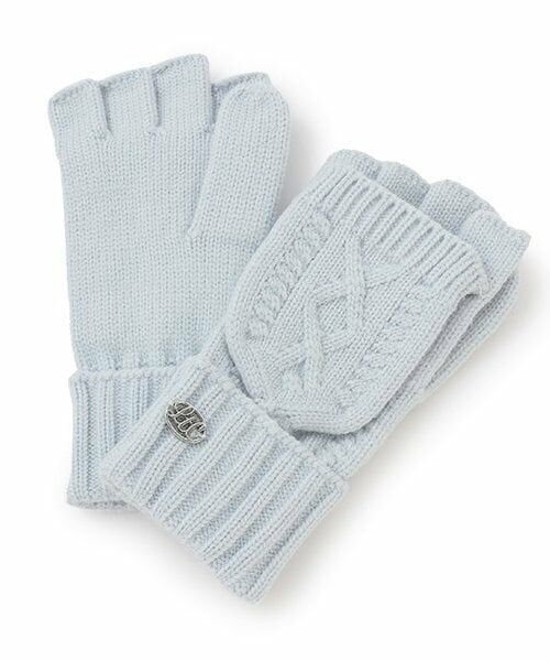 Lovetoxic / ラブトキシック 手袋 | ケーブル手袋（サックス）