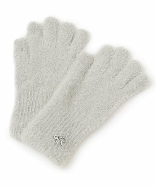 Lovetoxic / ラブトキシック 手袋 | シャギーニット手袋（グレー）