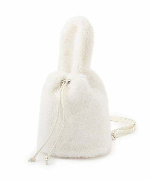 Lovetoxic / ラブトキシック ショルダーバッグ | ファーショルダー（オフ ホワイト）