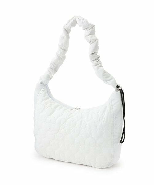 Lovetoxic / ラブトキシック ショルダーバッグ | ハートキルトショルダー（オフ ホワイト）