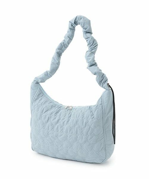 Lovetoxic / ラブトキシック ショルダーバッグ | ハートキルトショルダー（サックス）